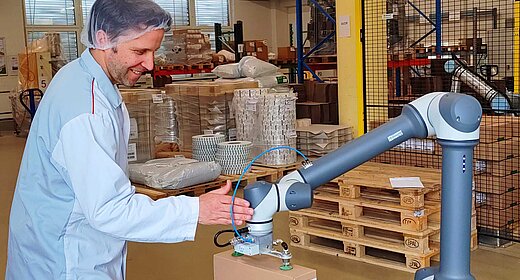 Roboterlösung ohne Berührungsängste